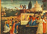 Fra Angelico Saint Cosmas and Saint Damian Salvaged painting